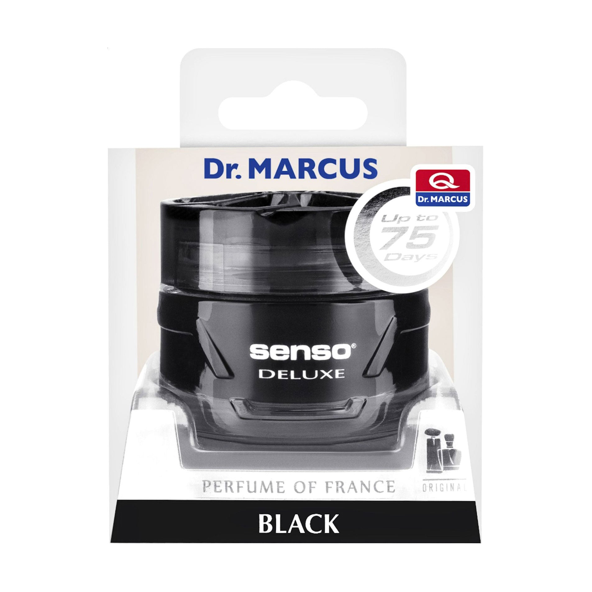 Гелевий ароматизатор для автомобіля Dr.Marcus Senso Delux Black, 50 мл